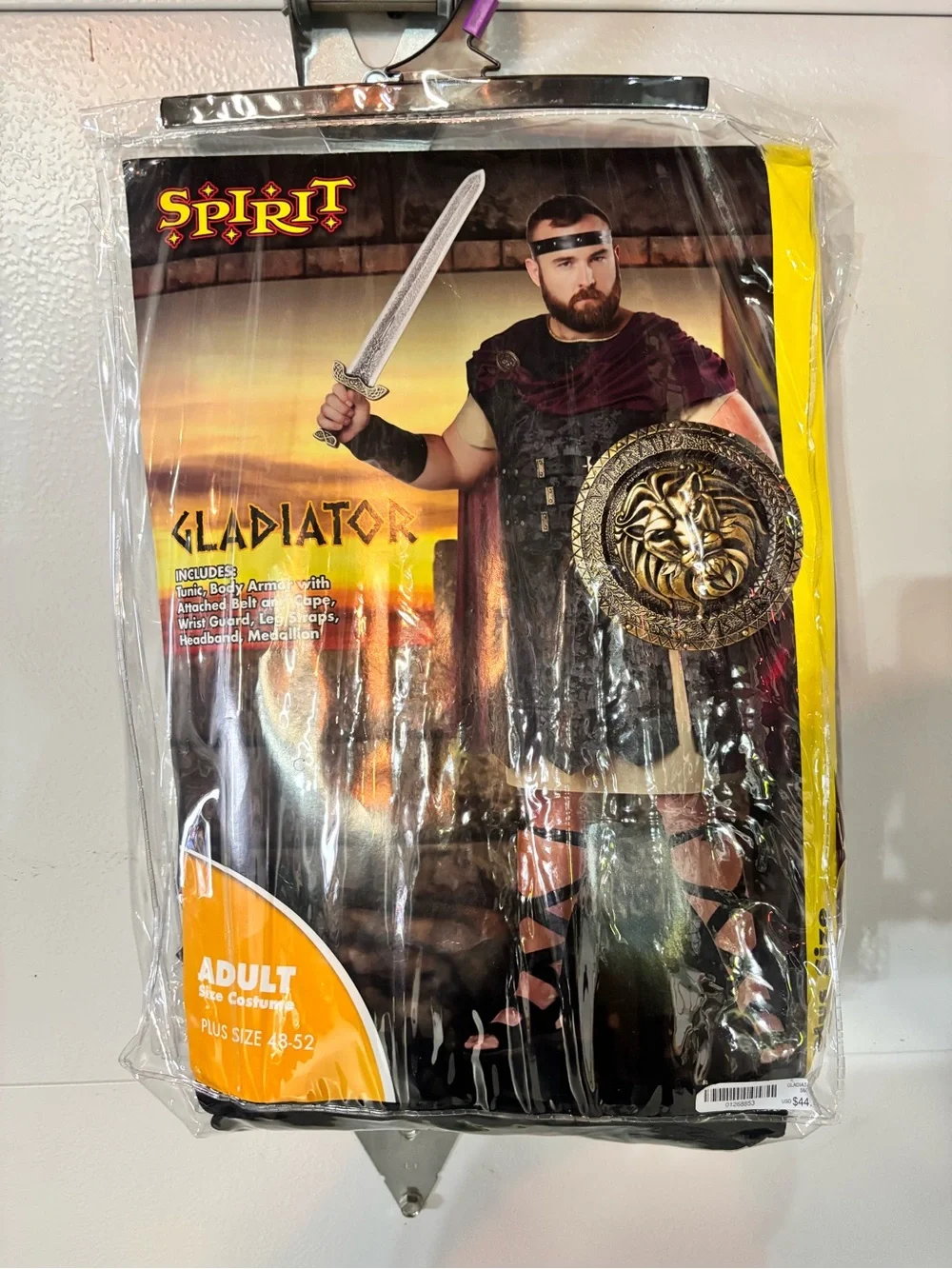 New Spirit Gladiator Costume in Black and Gold